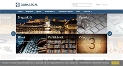 Desktop Screenshot of goda-legal.hu
