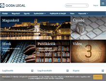 Tablet Screenshot of goda-legal.hu